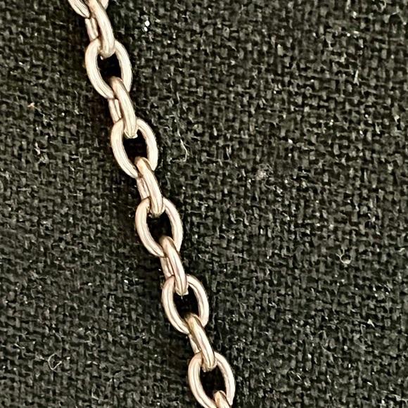 Handmade Silver Wire Sea Glass Arrow Pendant Necklace Natural Gift Geometric VTG - Picture 7 of 10